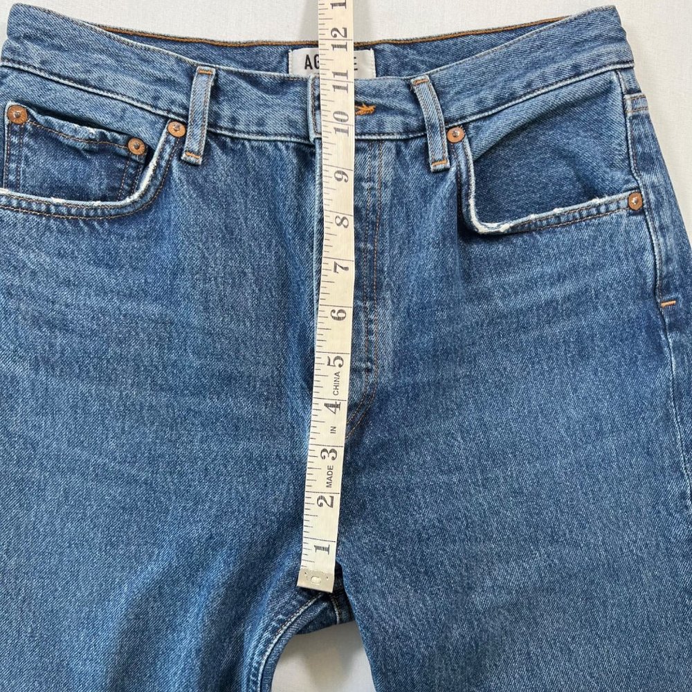 AGOLDE Riley High Rise Straight Crop Jeans in Veto Size 26 - Picture 11 of 14